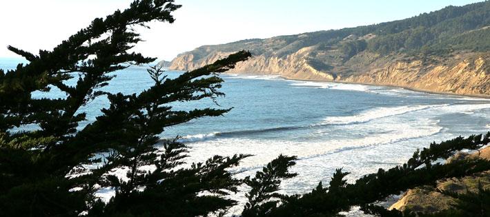 Bolinas coast line